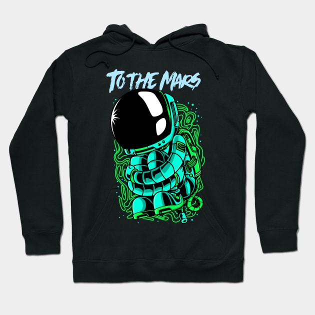 To the mars Hoodie by Wolf Clothing Co